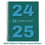 Order Out Of Chaos 2024-2025 Academic Planner, Daily, Weekly & Monthly Time Management School Agenda, Size 8.5x11 (Blue Lagoon)