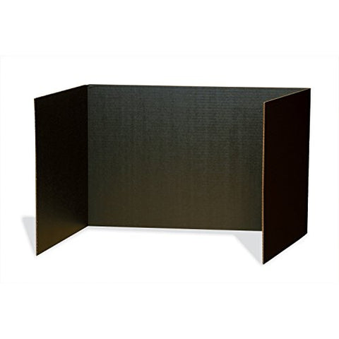 Pacon Privacy Boards, Black, 48" x 16", 4 Boards