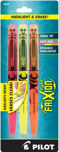 Pilot FriXion Highlighter Pen Light Erasable Chisel Tip All Colours  Available