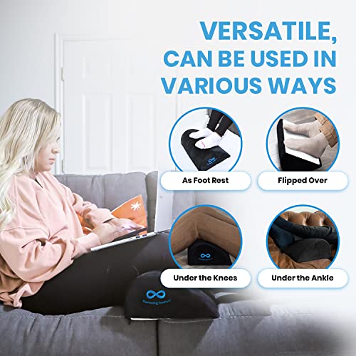 Everlasting Comfort Seat Cushion, Lumbar Cushion, Foot Rest - Perfect for  Desk, Office, Gaming Chairs - Non-Slip - All Day Comfort - Enhance Posture  