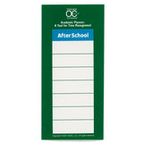 Academic Planner After School Label (For 8.5x11 with AFTER SCHOOL Planning ONLY)