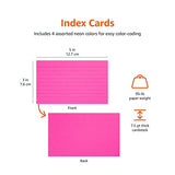 Amazon Basics Ruled Index Flash Cards