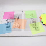 Transparent Sticky Note Pads 3x3 Waterproof Self-Adhesive