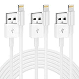 Apple MFI Certified iPhone Charger Cable 10 Ft, 3Pack Extra Long USB to Lightning Cable