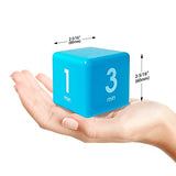 The Miracle TimeCube Timer, 1, 3, 5 and 7 Minutes for Time Management