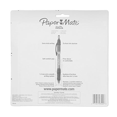 Profile Ballpoint Pen, Retractable, Bold 1.4 mm, Black Ink