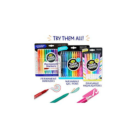 Crayola Take Note! Highlighters, Erasable - 6 highlighters