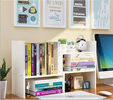 Expandable Wood Desktop Bookshelf Desktop Organizer