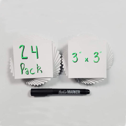 mcSquares Stickies Dry-Erase Bright Calendar with Tackie Marker - Sticks to  Stainless Steel (Any Shiny Surface) - 12x13 Monthly Wipe Off Whiteboard