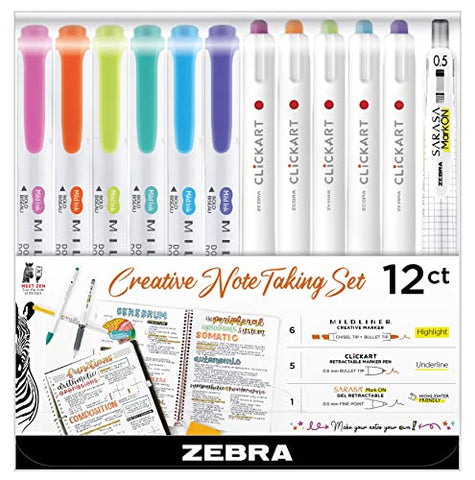 Zebra Pen Creative Notetaking Set