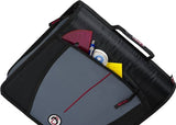 Case-it Mighty Zip Tab 3-Inch Zipper Binder, Black, D-146-BLK