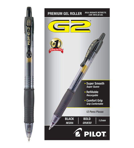 Pilot Gel Pen G2 Black Ink